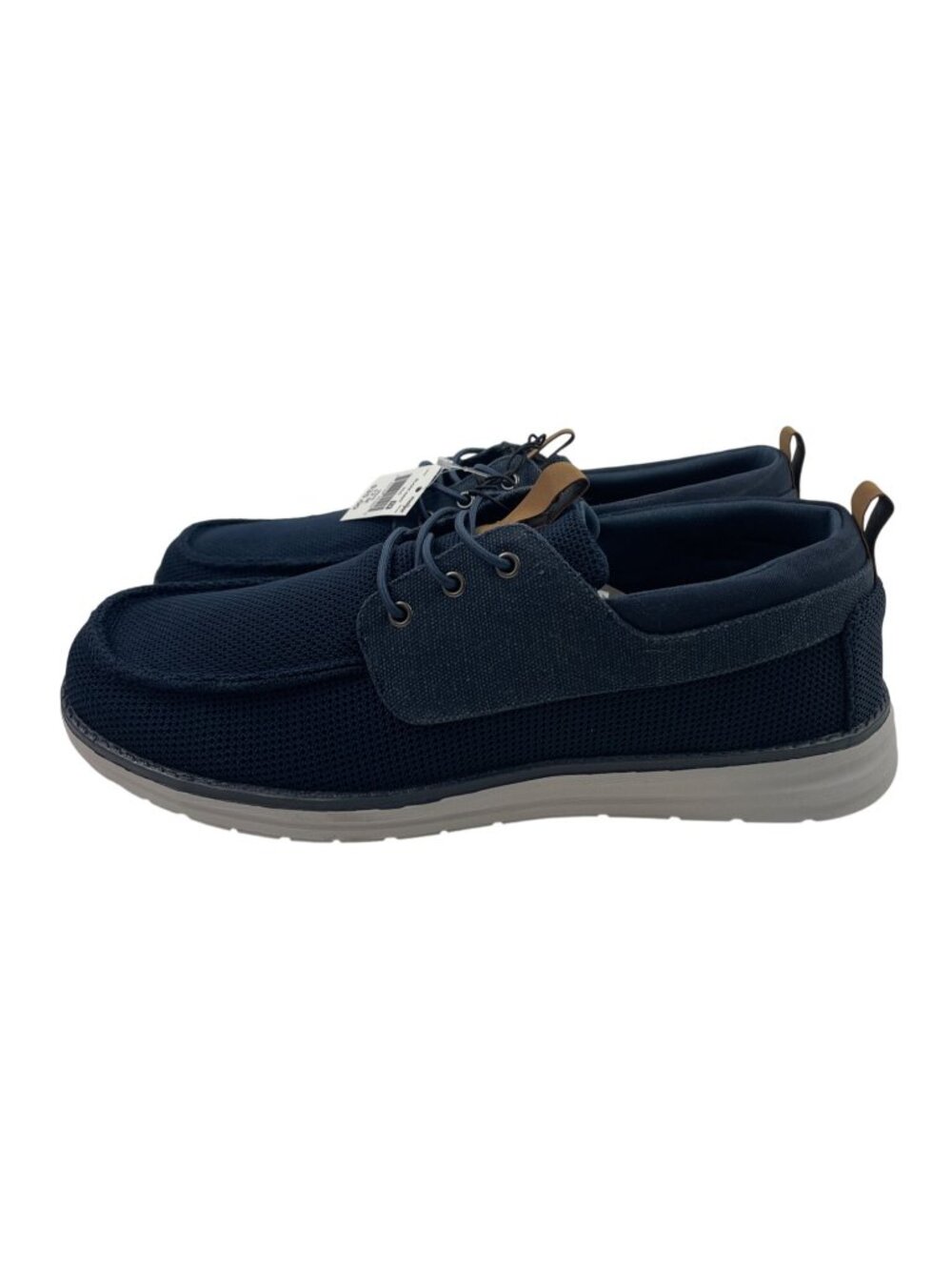 Falls Creek Blake Mens Size 12M Navy Blue Lace Up Casual Shoes Loafers